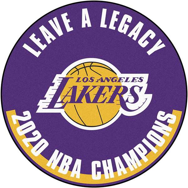 Los Angeles Lakers 2020 NBA Finals Champions Basketball Mat