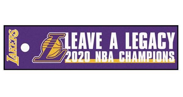 Los Angeles Lakers 2020 NBA Finals Champions Putting Green Mat