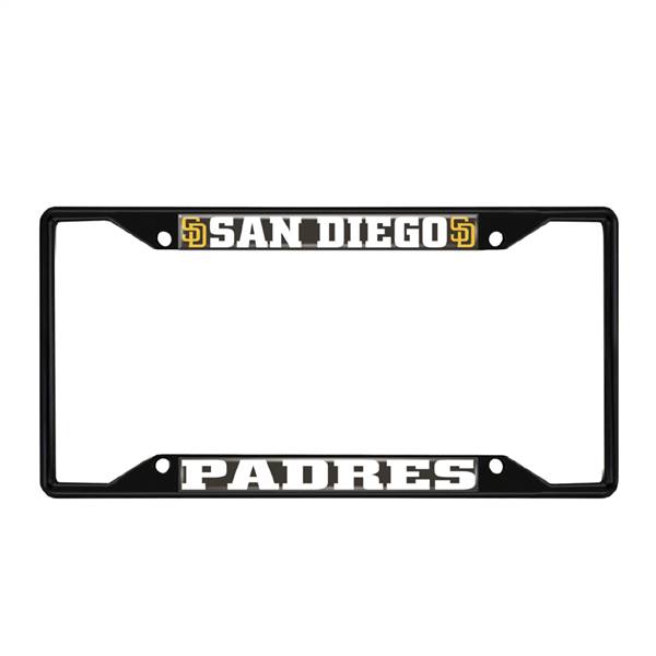 San Diego Padres Padres License Plate Frame - Black