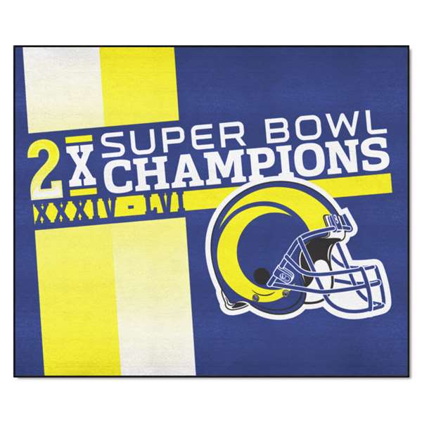Los Angeles Rams Super Bowl LVI Champions Dynasty Tailgater Mat 59.5x71 inches