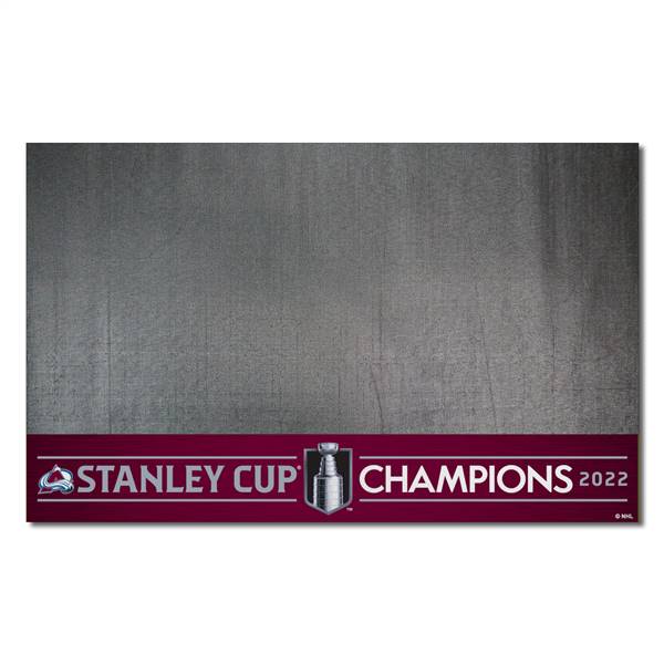 Colorado Hockey Avalanche 2022 Stanley Cup Champions Grill Mat