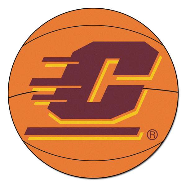 Central Michigan University Chippewas Basketball Mat