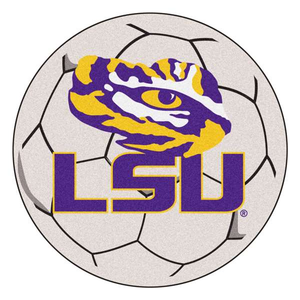 Louisiana State University Tigers Soccer Ball Mat