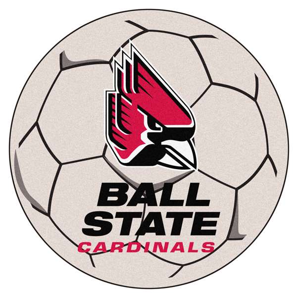 Ball State University Cardinals Soccer Ball Mat