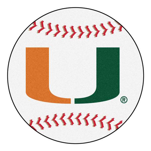 University of Miami Hurricanes Baseball Mat