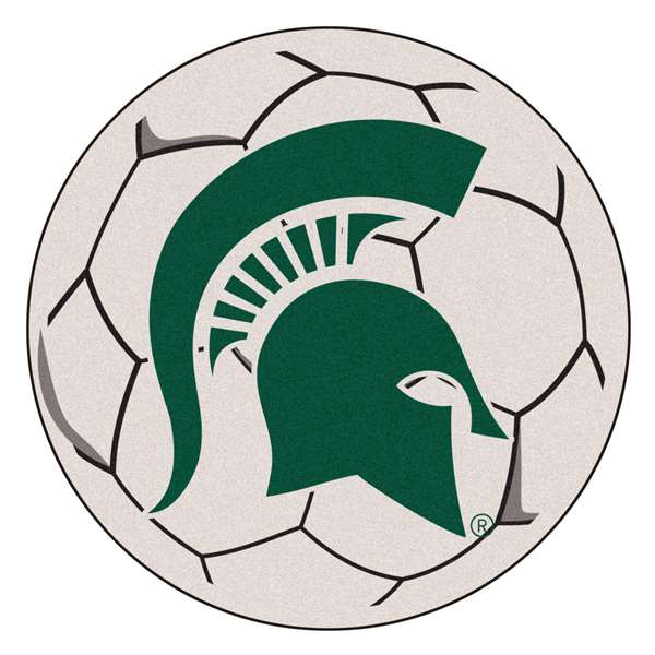 Michigan State University Spartans Soccer Ball Mat