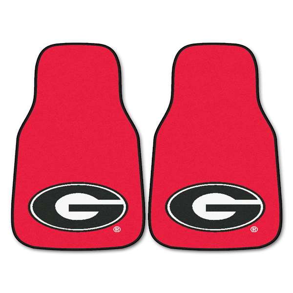 University of Georgia Bulldogs 2-pc Carpet Car Mat Set