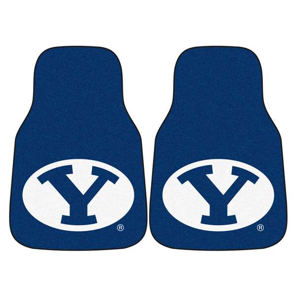 Brigham Young University Cougars 2-pc Carpet Car Mat Set