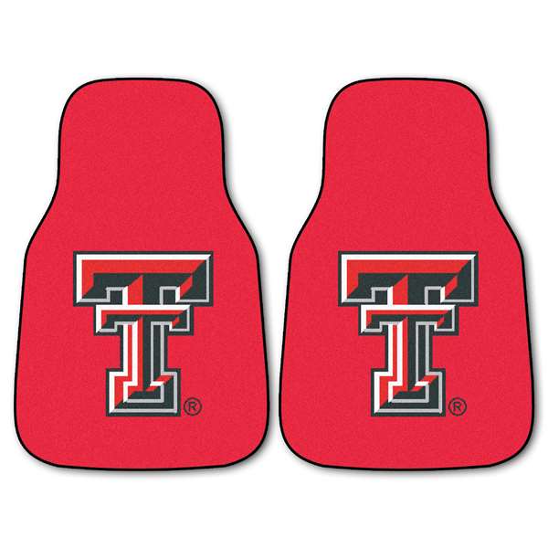 Texas Tech University Red Raiders 2-pc Carpet Car Mat Set