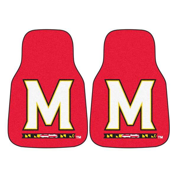 University of Maryland Terrapins 2-pc Carpet Car Mat Set