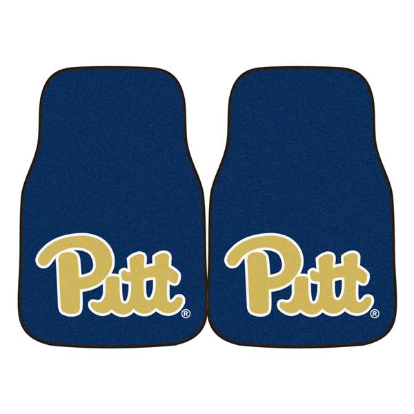 University of Pittsburgh Panthers 2-pc Carpet Car Mat Set