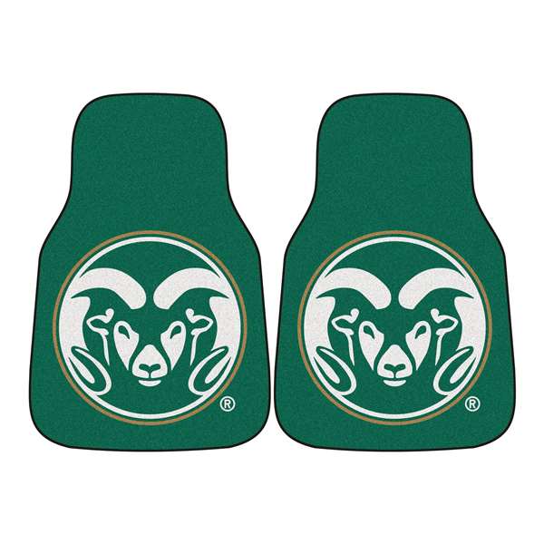 Colorado State University Rams 2-pc Carpet Car Mat Set