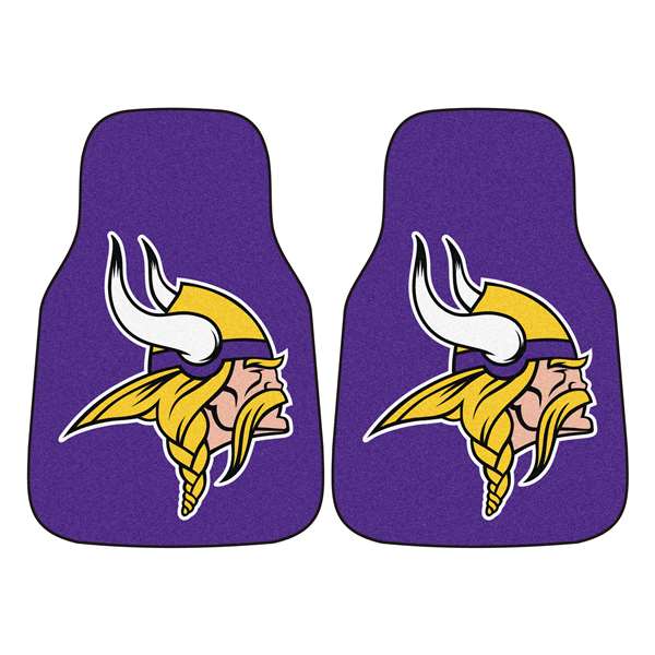 Minnesota Vikings Vikings 2-pc Carpet Car Mat Set