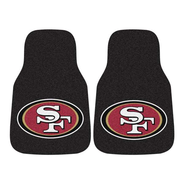 San Francisco 49ers 49ers 2-pc Carpet Car Mat Set