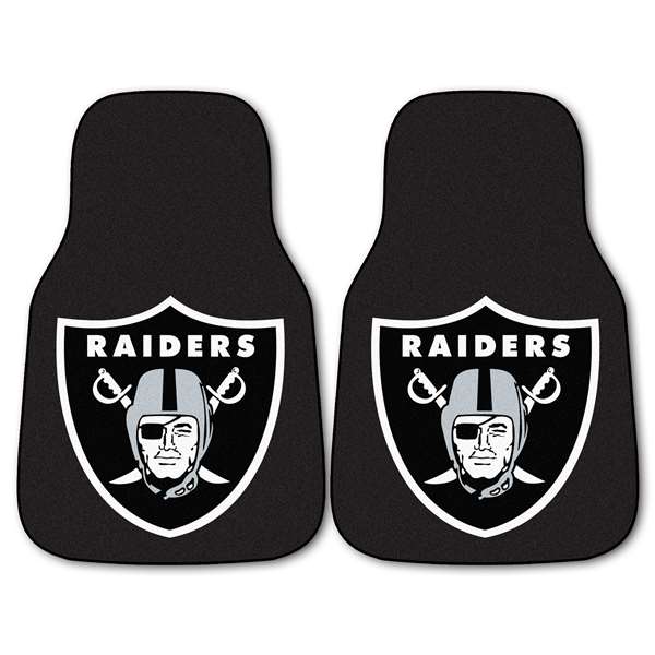 Las Vegas Raiders Raiders 2-pc Carpet Car Mat Set