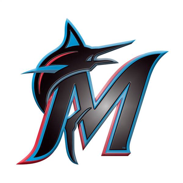 Miami Marlins Marlins Embossed Color Emblem