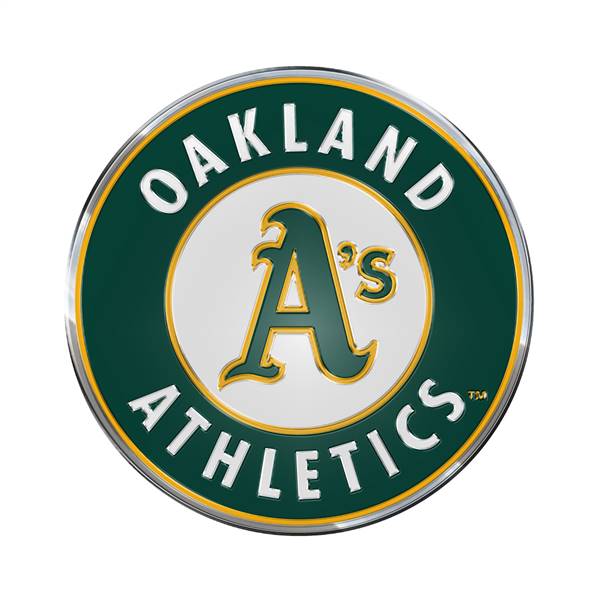 Oakland Athletics Athletics Embossed Color Emblem