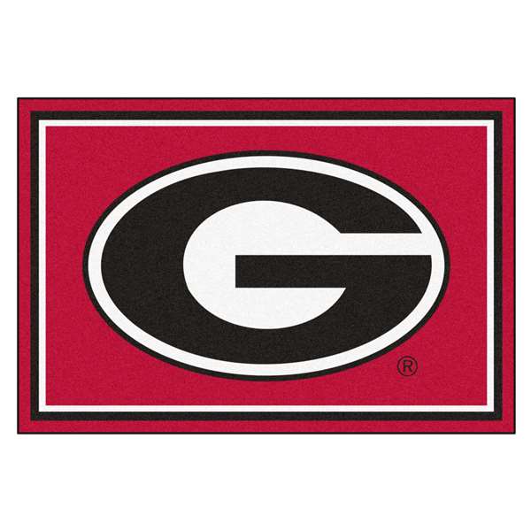 University of Georgia Bulldogs 5x8 Rug