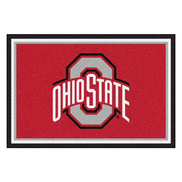 Ohio State University Buckeyes 5x8 Rug