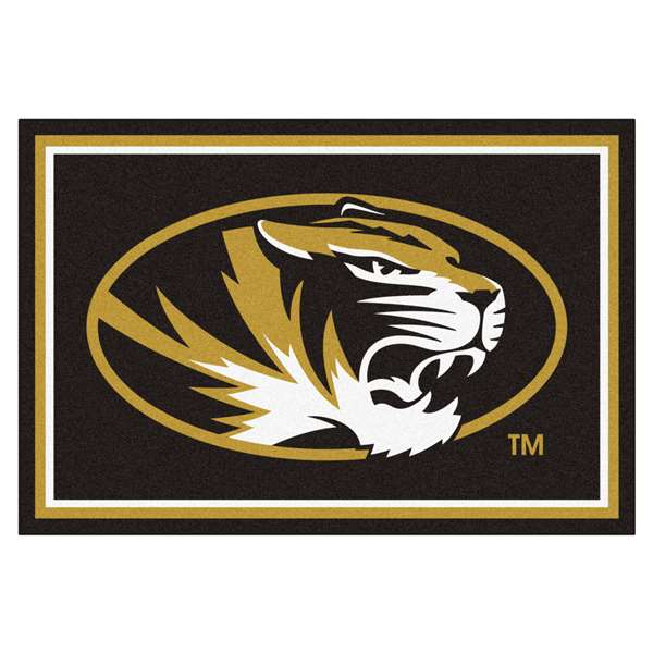 University of Missouri Tigers 5x8 Rug