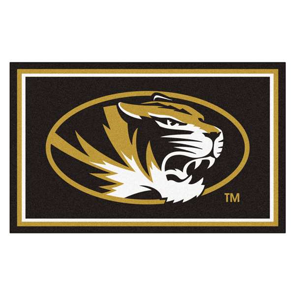 University of Missouri Tigers 4x6 Rug