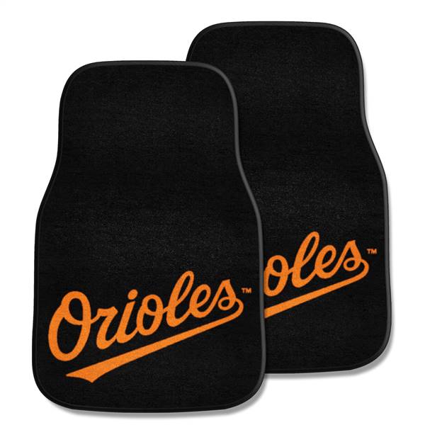 Baltimore Orioles Orioles 2-pc Carpet Car Mat Set