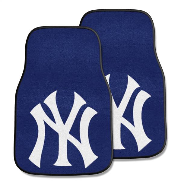 New York Yankees Yankees 2-pc Carpet Car Mat Set