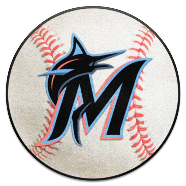 Miami Marlins Marlins Baseball Mat