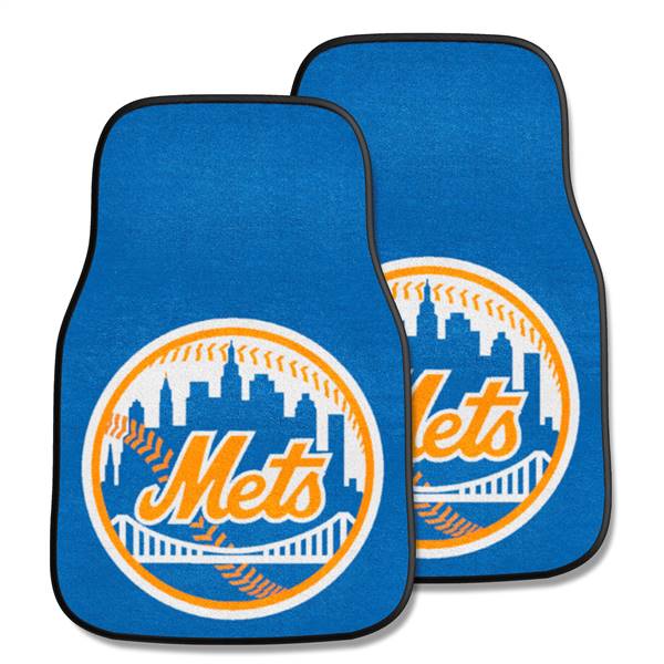 New York Mets Mets 2-pc Carpet Car Mat Set