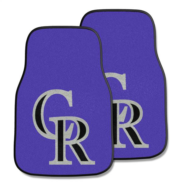 Colorado Rockies Rockies 2-pc Carpet Car Mat Set