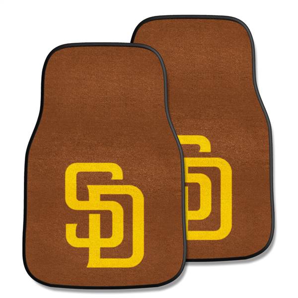 San Diego Padres Padres 2-pc Carpet Car Mat Set