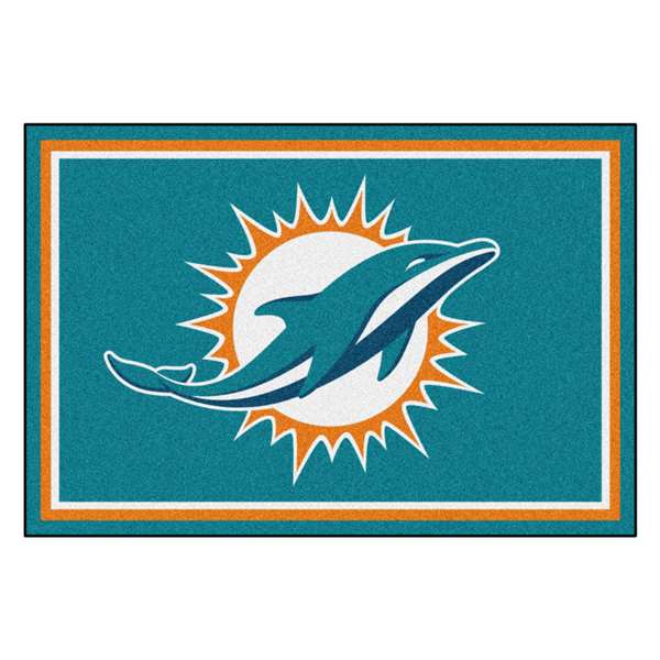 Miami Dolphins Dolphins 5x8 Rug