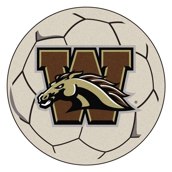 Western Michigan University Broncos Soccer Ball Mat