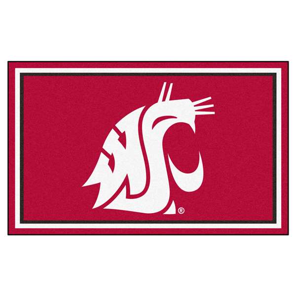 Washington State University Cougars 4x6 Rug