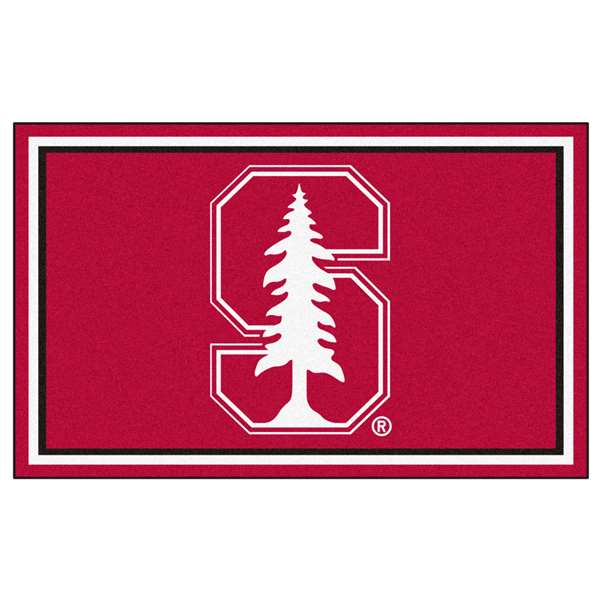 Stanford University Cardinal 4x6 Rug