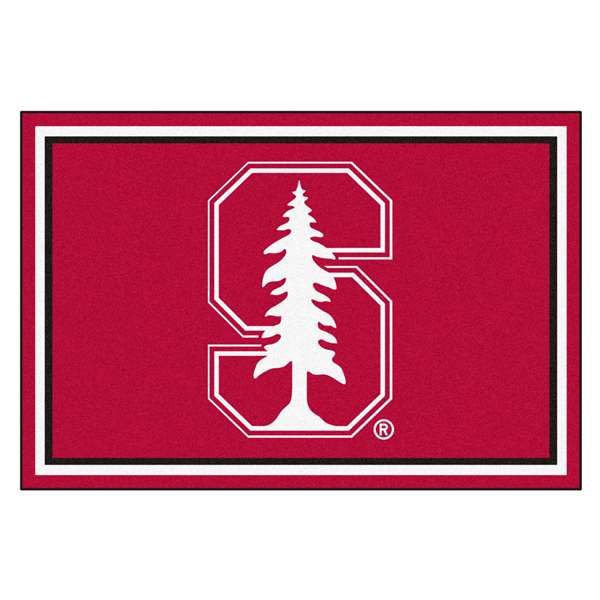 Stanford University Cardinal 5x8 Rug