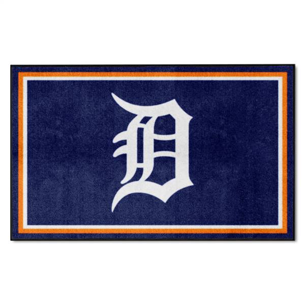 Detroit Tigers Tigers 4x6 Rug