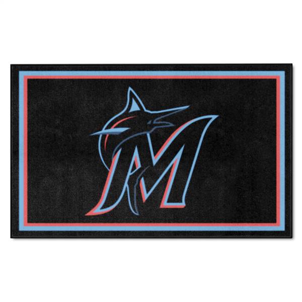 Miami Marlins Marlins 4x6 Rug