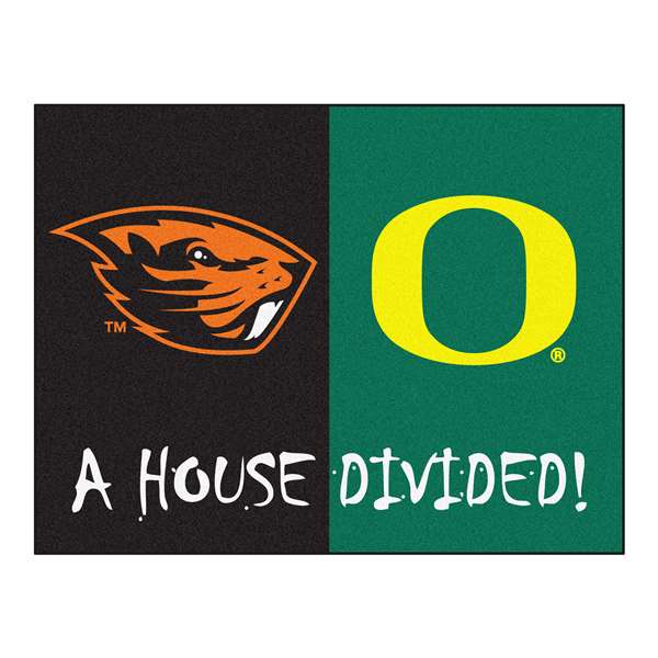 House Divided - Oregon / Oregon State House Divided House Divided Mat