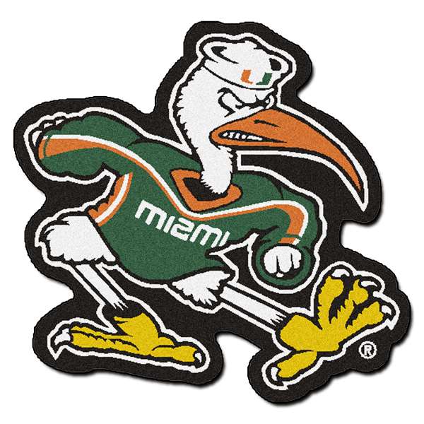 University of Miami Hurricanes Mascot Mat