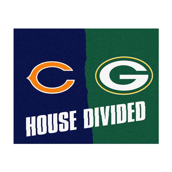 NFL House Divided - Bears / Packers House Divided House Divided Mat