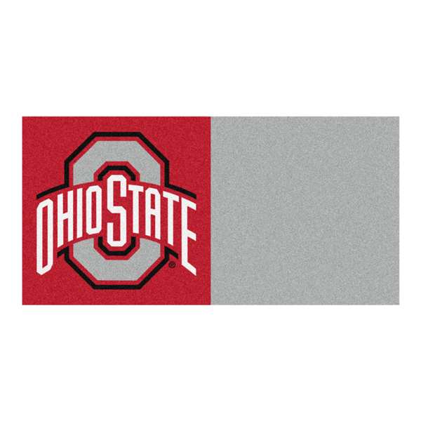 Ohio State University Buckeyes Team Carpet Tiles