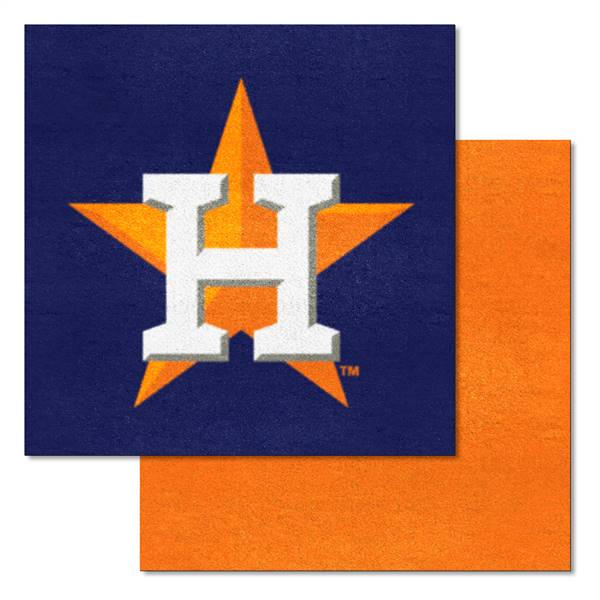 Houston Astros Astros Team Carpet Tiles