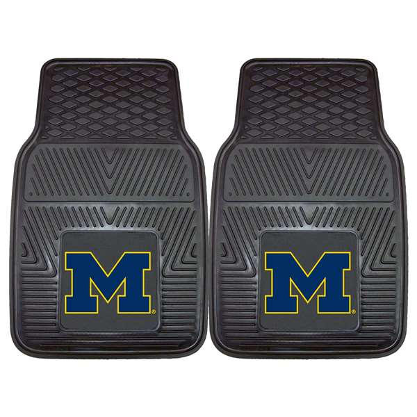 University of Michigan Wolverines 2-pc Vinyl Car Mat Set