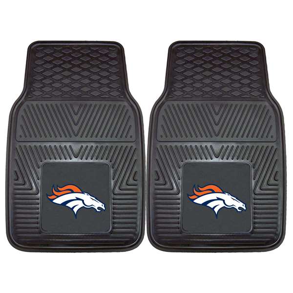 Denver Broncos Broncos 2-pc Vinyl Car Mat Set