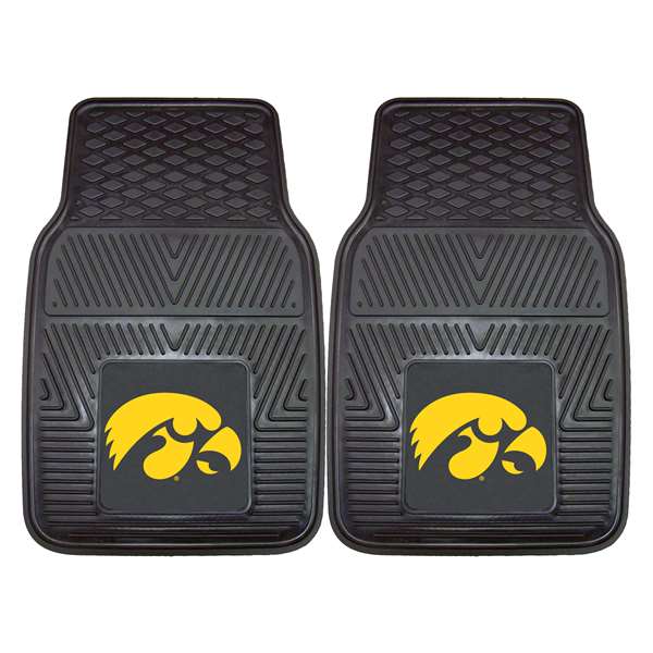 University of Iowa Hawkeyes 2-pc Vinyl Car Mat Set