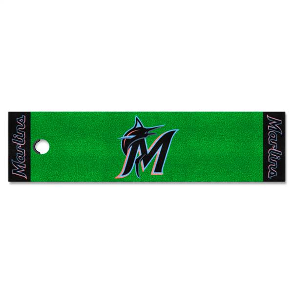 Miami Marlins Marlins Putting Green Mat