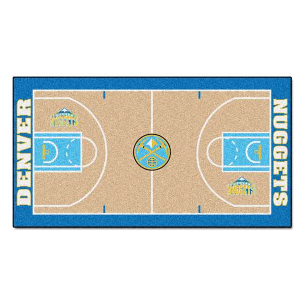 Denver Nuggets Nuggets NBA Court Large Runner