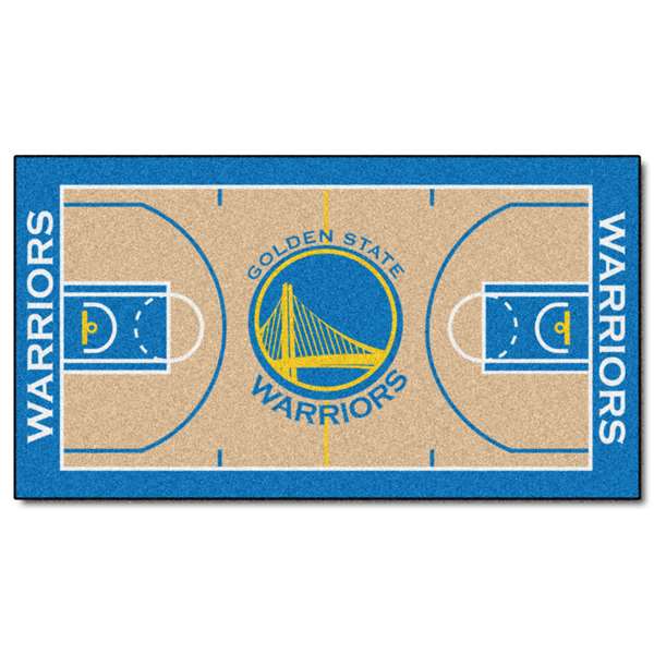 Golden State Warriors Warriors NBA Court Large Runner