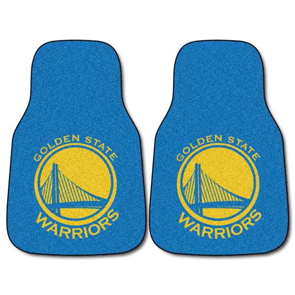 Golden State Warriors Warriors 2-pc Carpet Car Mat Set